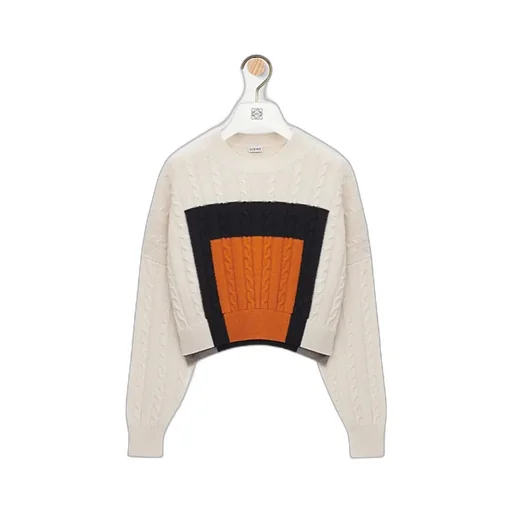 Loewe Anagram Patch Cropped Jumper