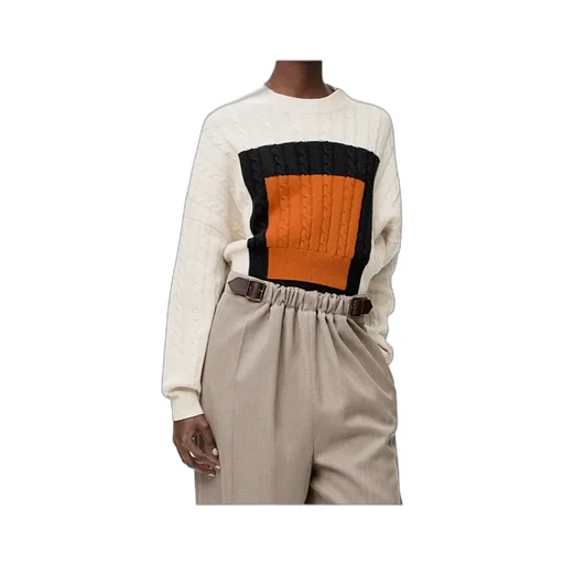 Loewe Anagram Patch Cropped Jumper