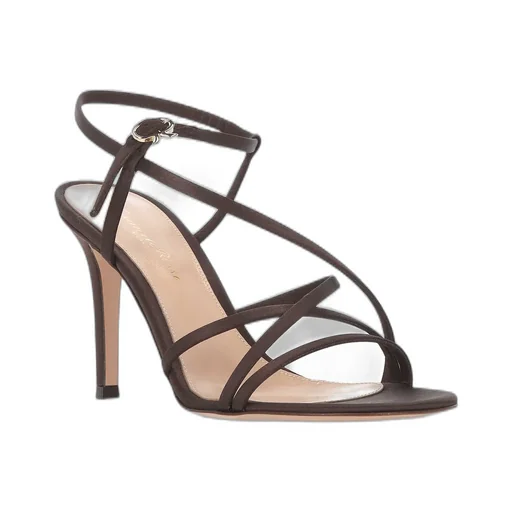 Gianvito Rossi Open Toe Buckled Sandals
