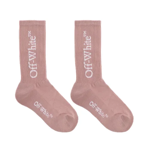 Off-White Logo Detailed Knitted Socks