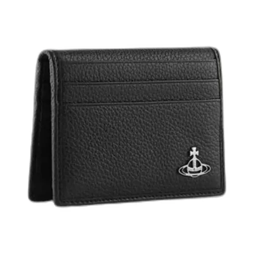 Orb-Plaque Bi-Fold Wallet