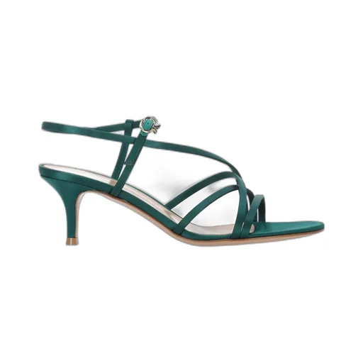 Gianvito Rossi Buckle Detailed Heeled Sandals