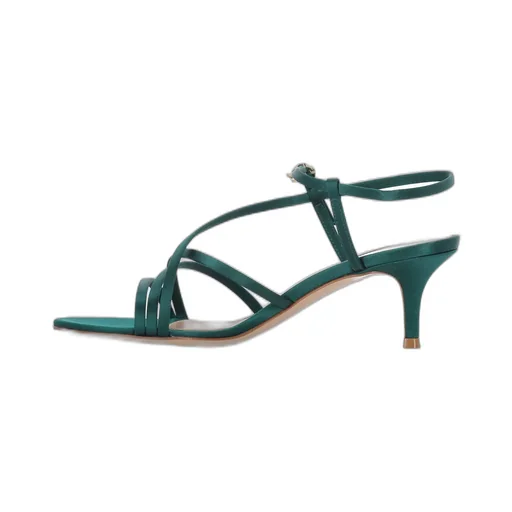 Gianvito Rossi Buckle Detailed Heeled Sandals