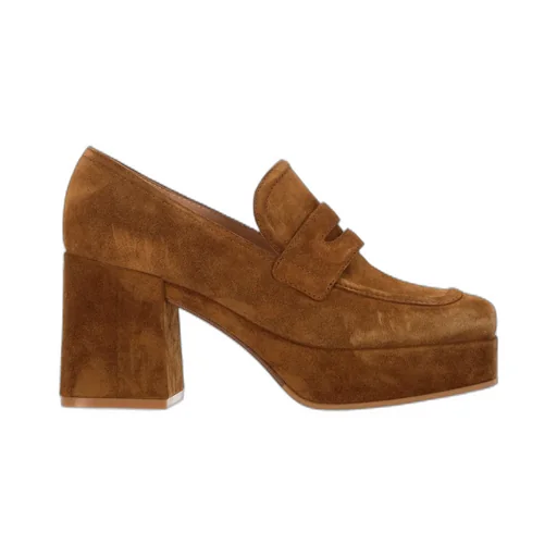 Gianvito Rossi Square Toe Block Heel Pumps