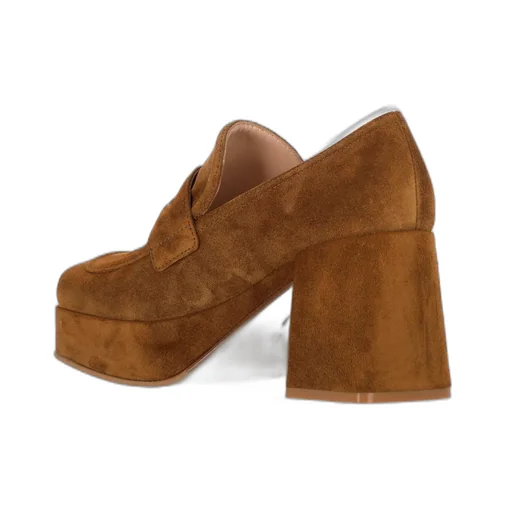 Gianvito Rossi Square Toe Block Heel Pumps