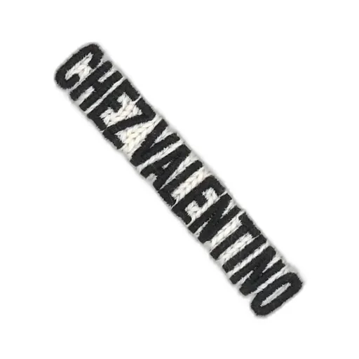 Valentino Logo Embroidered Scarf