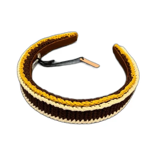 Crochet-Striped Headband