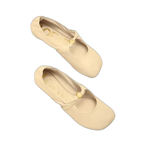 Loewe Pebble Soft Ballerina Shoes