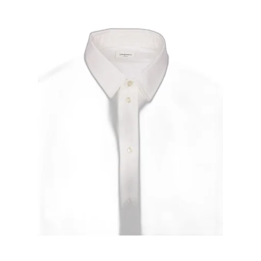 Saint Laurent Button-Up Striped Shirt