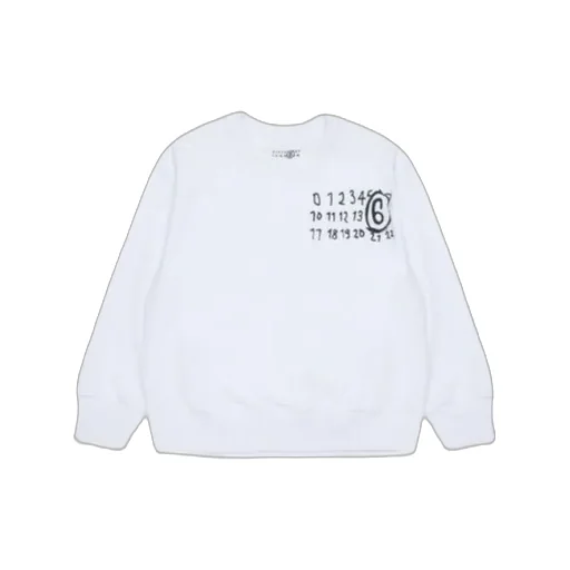 Numbers-Motif Sweatshirt