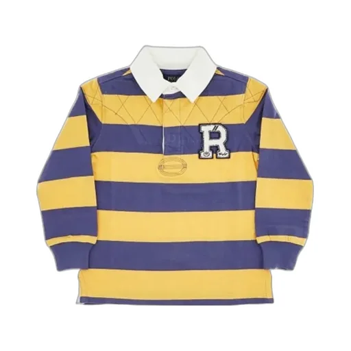 Striped Cotton Polo Shirt