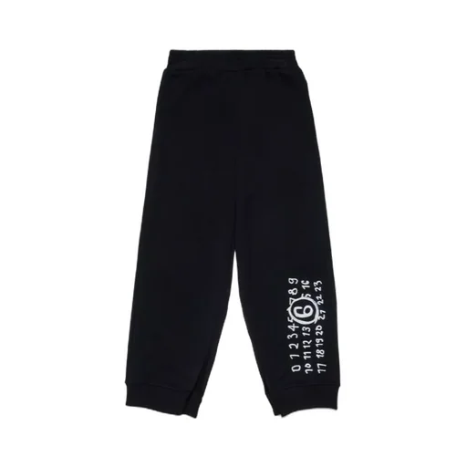 Numbers-Motif Track Pants