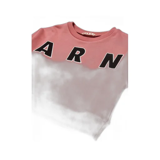 Marni Kids Logo Patch Cropped Sweatshirt