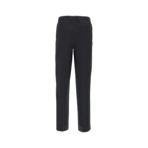 Virgin Wool-Blend Trousers