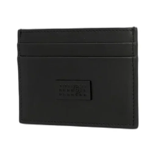 Mm6 Maison Margiela Logo Patch Open Top Cardholder