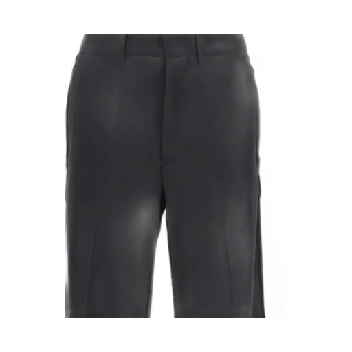 Virgin Wool-Blend Trousers