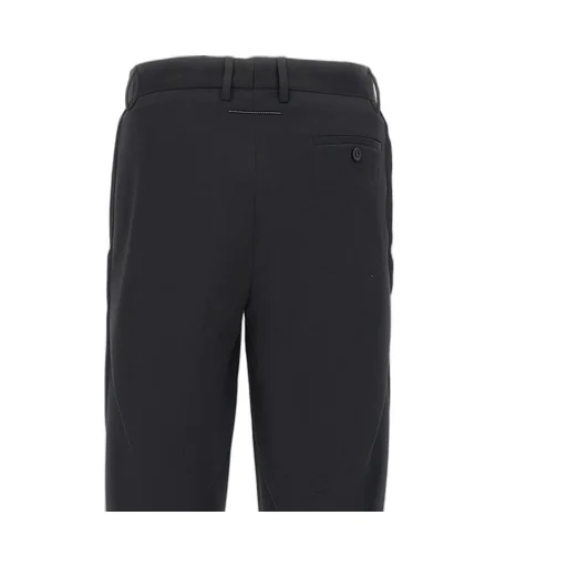 Virgin Wool-Blend Trousers