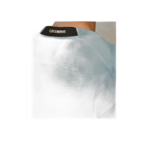 C.P. Company Diagonal Raised Fleece Crewneck Lens Sweatshirt