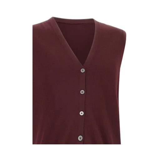 Sleeveless Knitted Cardigan
