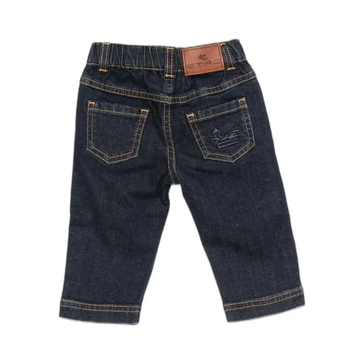Elastic-Waist Jeans