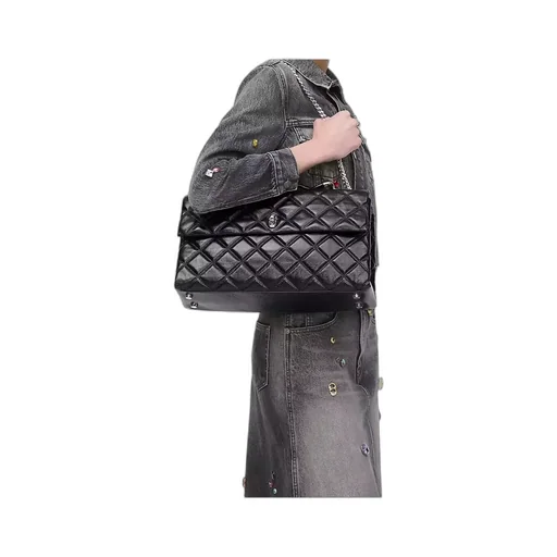 The Quilted Xl Dual Convertible Shoulder Bag