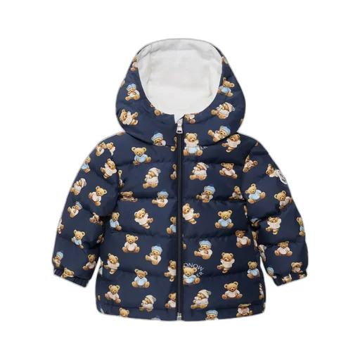 Moncler Enfant Semenat Hooded Down Jacket