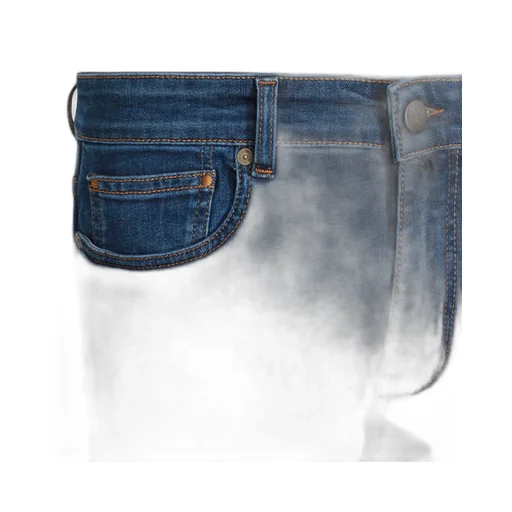 Incotex Blue Division Logo Patch Straight-Leg Jeans