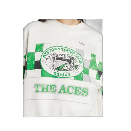 Checkers-Print Sweatshirt