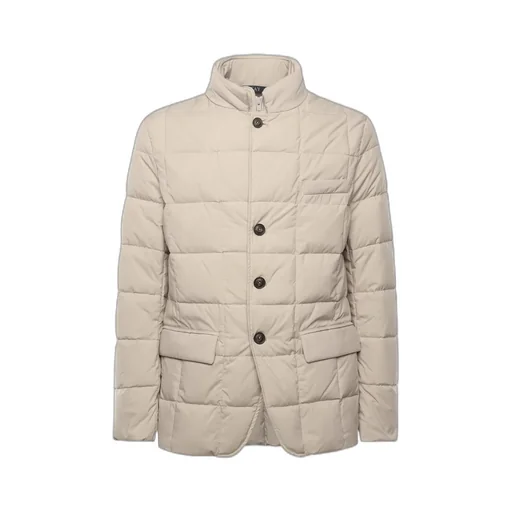 Fay Quilted Zip-Closure Coat