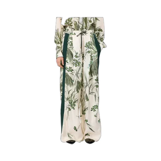 F.R.S For Restless Sleepers Leaf Print Drawstring Pants