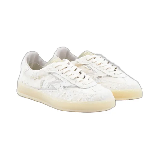 Moaconcept Distressed Lace-Up Sneakers