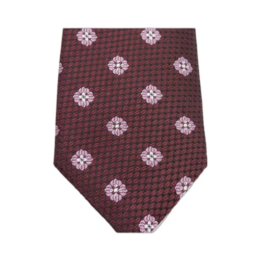 Zegna Floral Jacquard Pointed Tip Tie