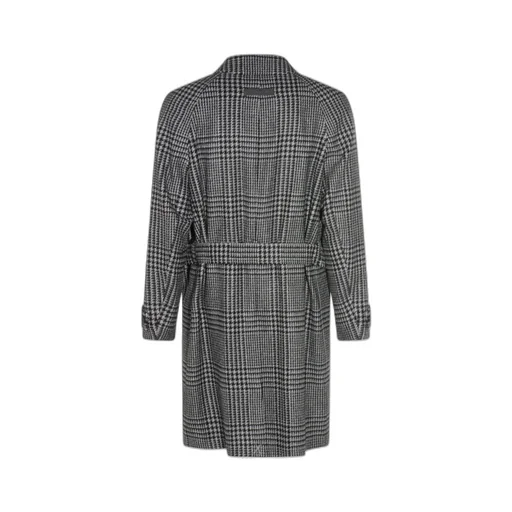 Zegna Belted Checked Coat