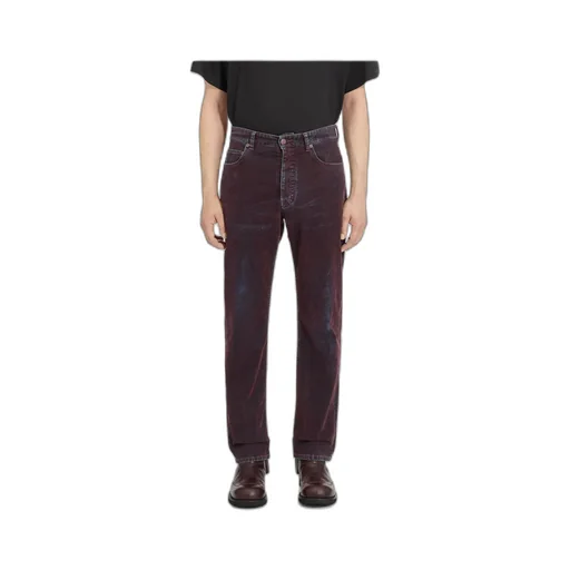 Mm6 Maison Margiela Straight Leg Faded Jeans