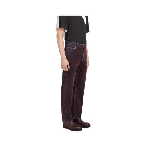 Mm6 Maison Margiela Straight Leg Faded Jeans