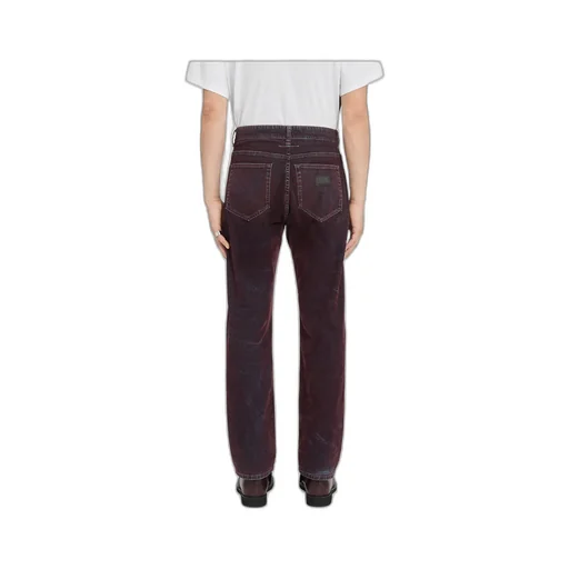 Mm6 Maison Margiela Straight Leg Faded Jeans