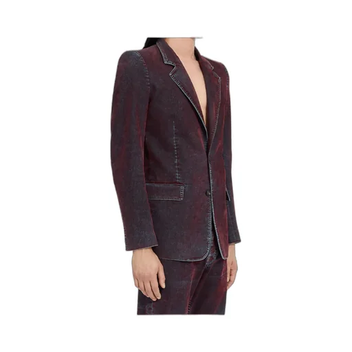 Mm6 Maison Margiela Single-Breasted Denim Blazer