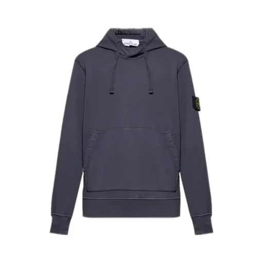 Stone Island Logo Patch Drawstring Hoodie