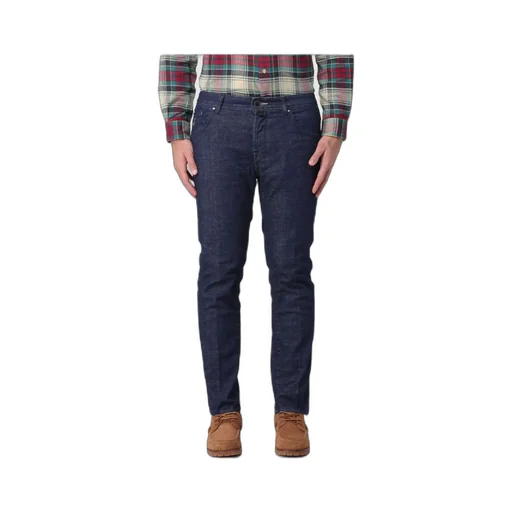 Jacob Cohen Logo Patch Slim Jeans