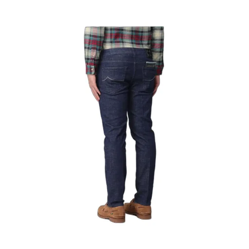 Jacob Cohen Logo Patch Slim Jeans