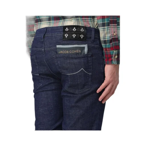 Jacob Cohen Logo Patch Slim Jeans