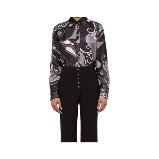 Pucci Orchidee Printed Twill Shirt