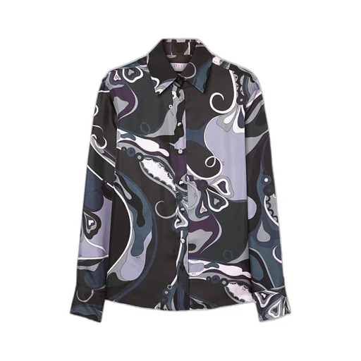 Pucci Orchidee Printed Twill Shirt