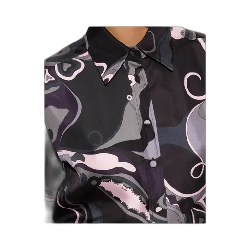 Pucci Orchidee Printed Twill Shirt