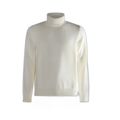 Zanone Ribbed Turtleneck Knitwear