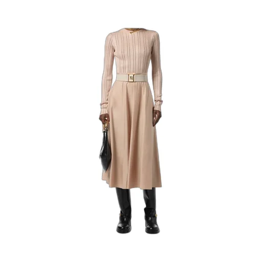Elisabetta Franchi Belted Skirt