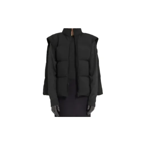 Mm6 Maison Margiela Zip-Up Padded Bomber Jacket