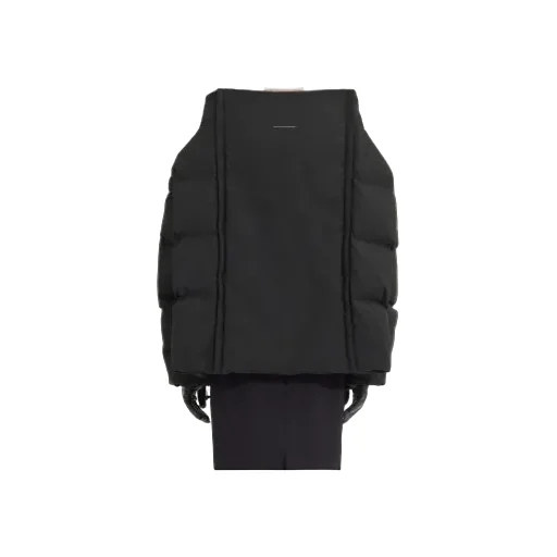 Mm6 Maison Margiela Zip-Up Padded Bomber Jacket