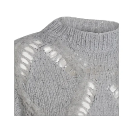 Antonelli Firenze Sequin Crewneck Knitted T-Shirt