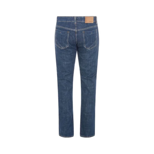 Incotex Blue Division Logo Patch Slim-Fit Jeans